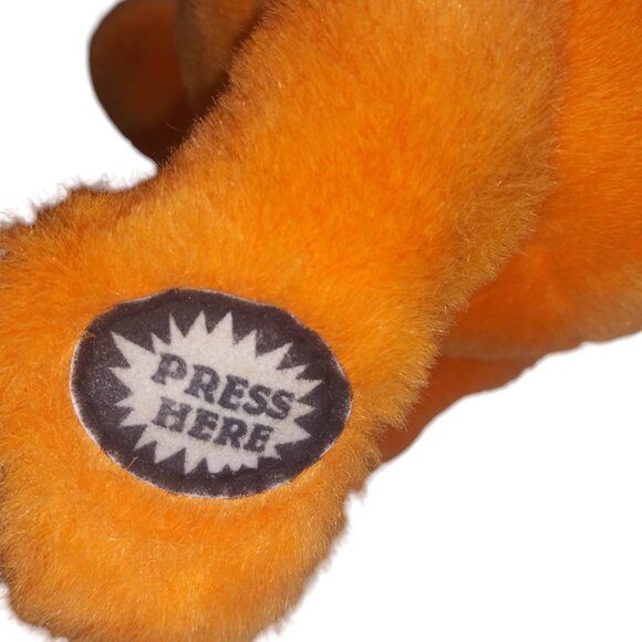 VTG Laugh and Wiggle Animated Orange Pumpkin Happy Halloween Spooky Plush - Picture 4 of 7